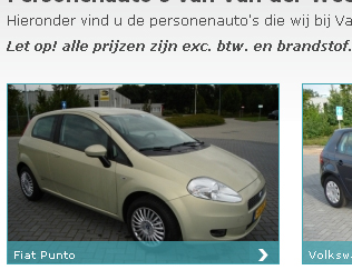 Autoverhuur van de Weerd