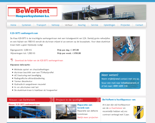 BeWeRent Hoogwerksystemen