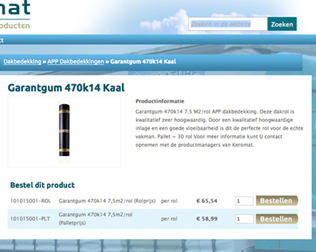 Keromat webshop