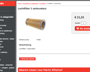 Martin Willems Webshop